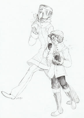 OCs pencil commission